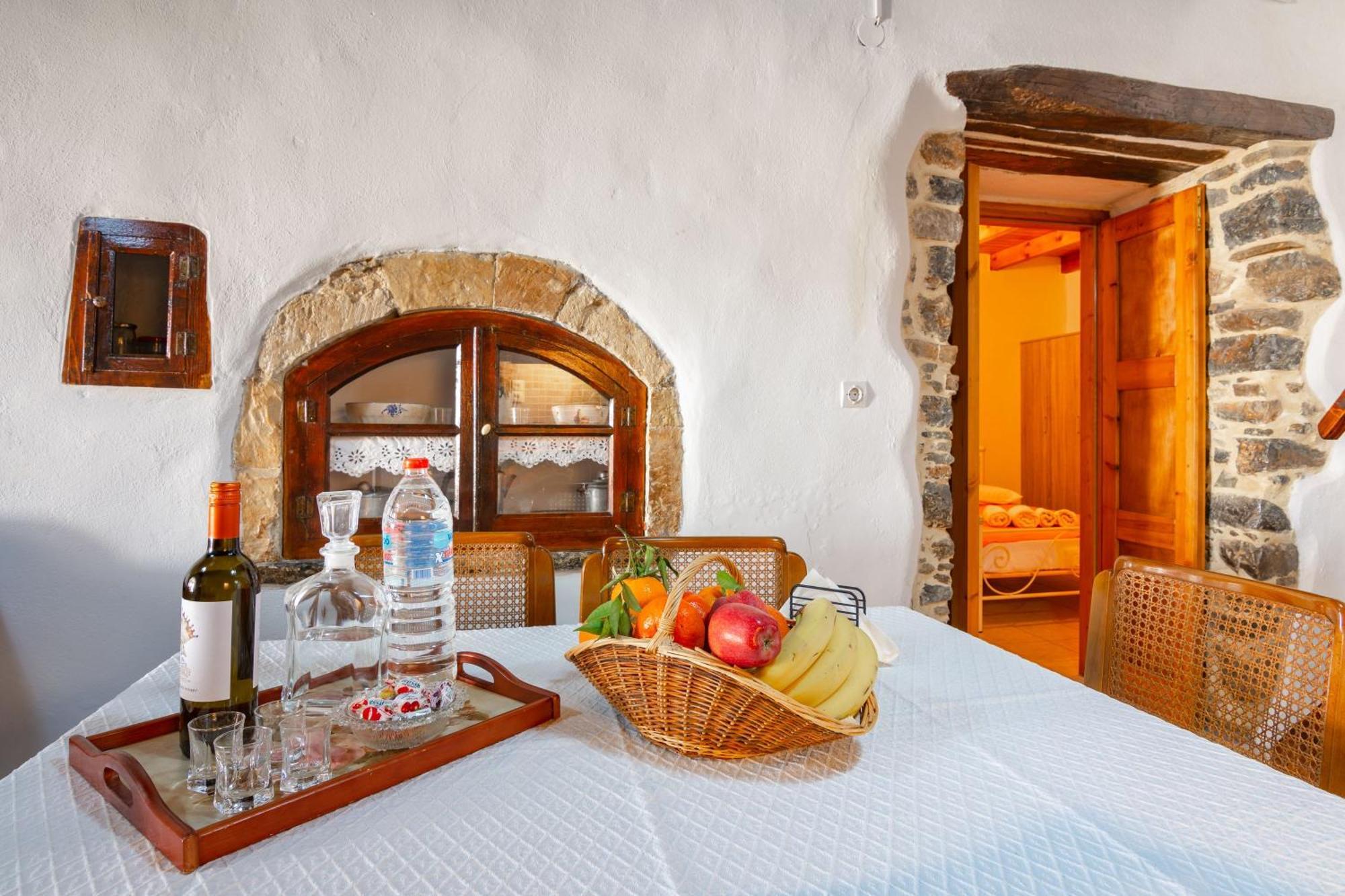 Olive Valley Traditional House Limnai Exterior foto
