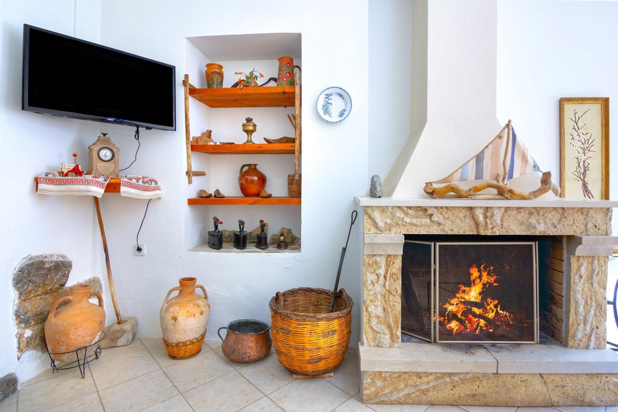 Olive Valley Traditional House Limnai Exterior foto